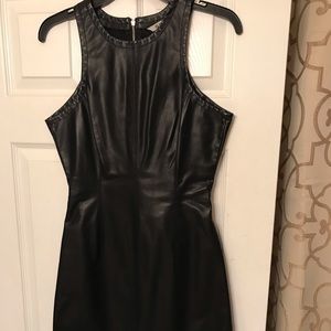 BB Dakota Leather Mini Dress